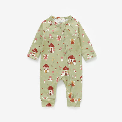 Enchanted Fairy Garden
 Long Sleeve Romper