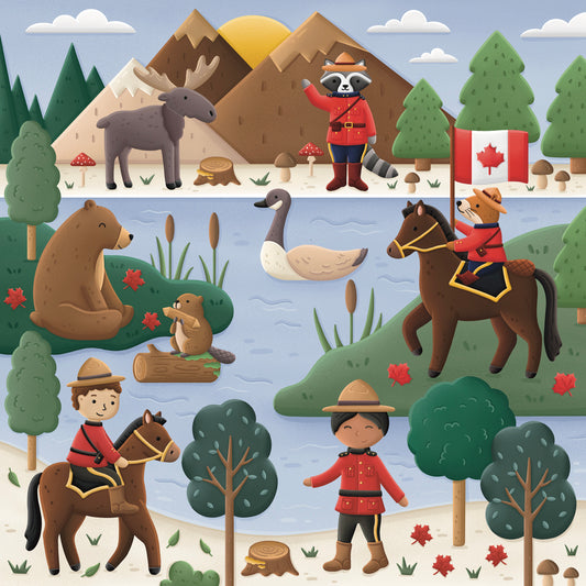 Mountie Adventure 36 Piece Puzzle