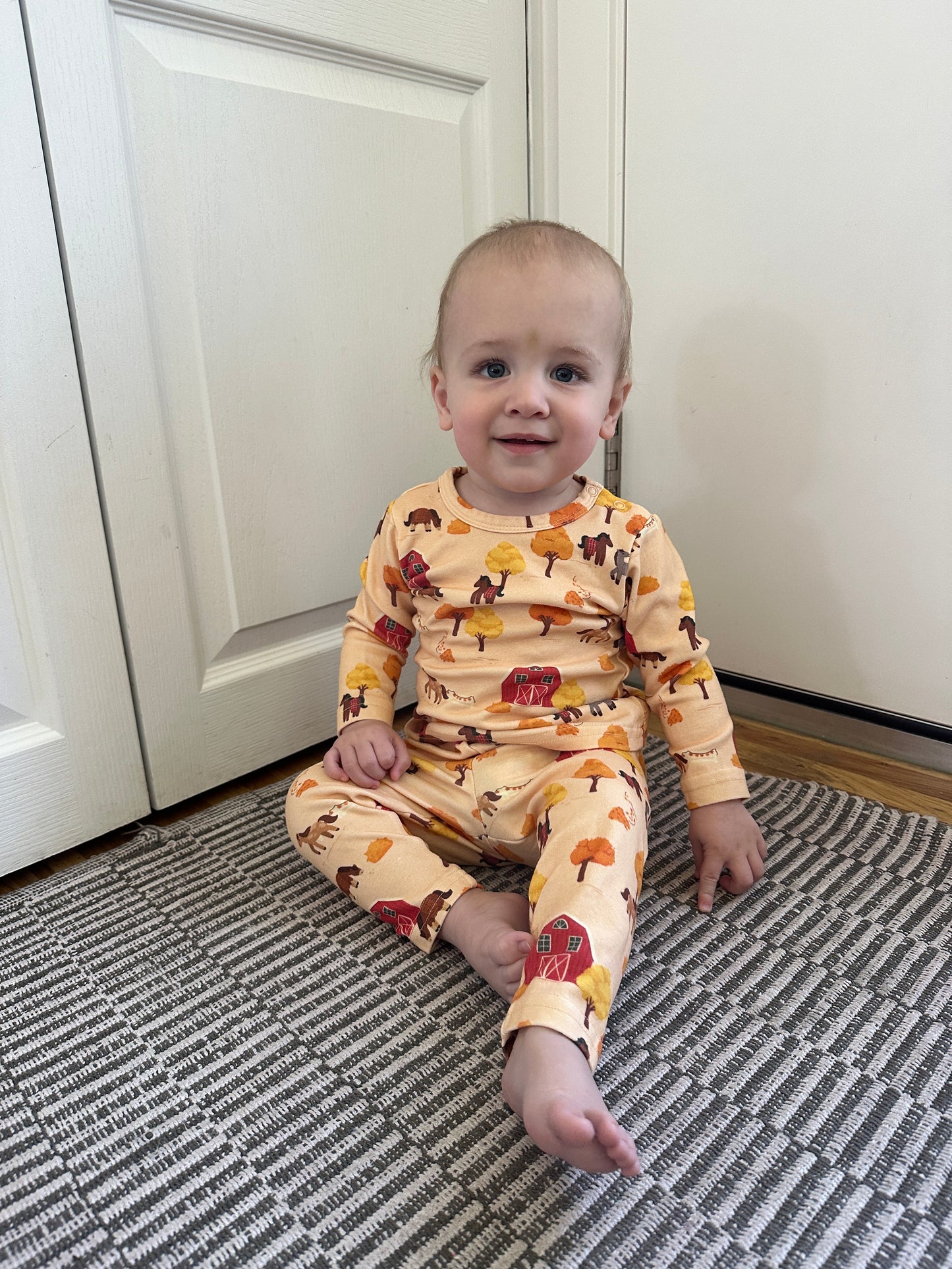 Autumn Farm Organic Cotton Baby & Toddler Two-Piece Set | Burbaby