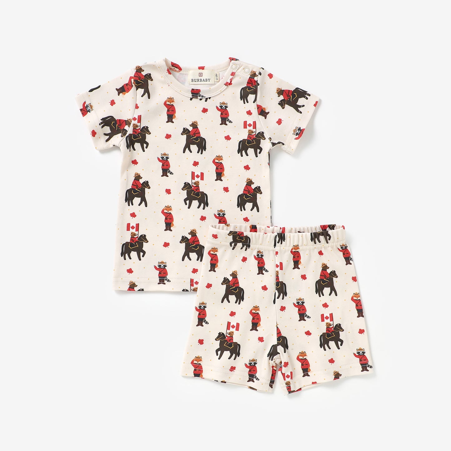 Mountie Friends Two Piece Shorts Set