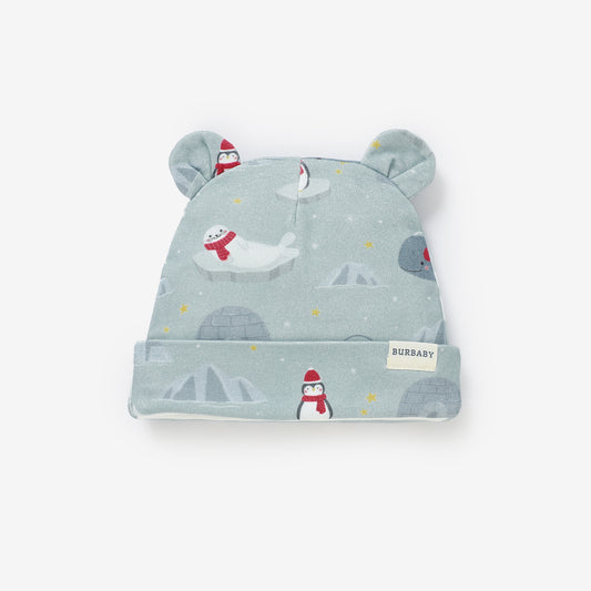 Arctic Friends Organic Cotton Beanie | Burbaby
