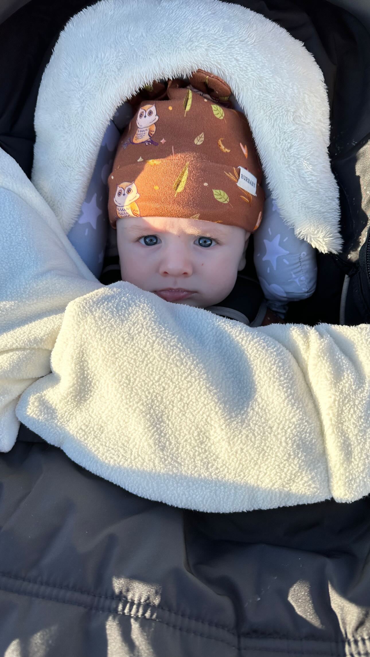 Owl Be Cozy Beanie-100% Organic Cotton| Soft, Breathable & Stylish Hat