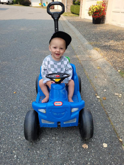 Checkered Sweater and Jogger Set