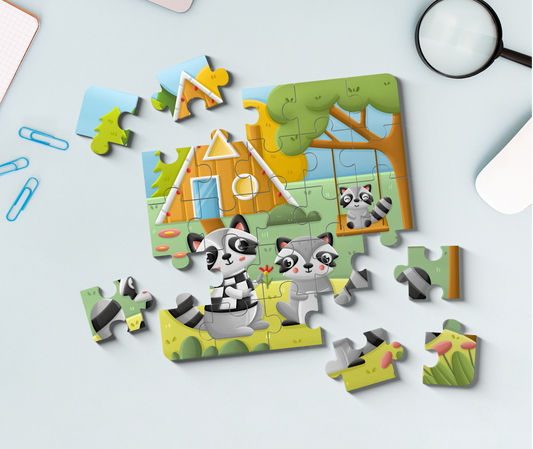 Woodland Raccoon Puzzle