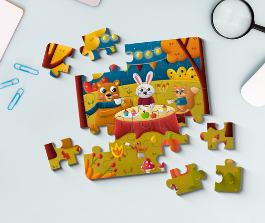 Forest Friends Picnic Puzzle