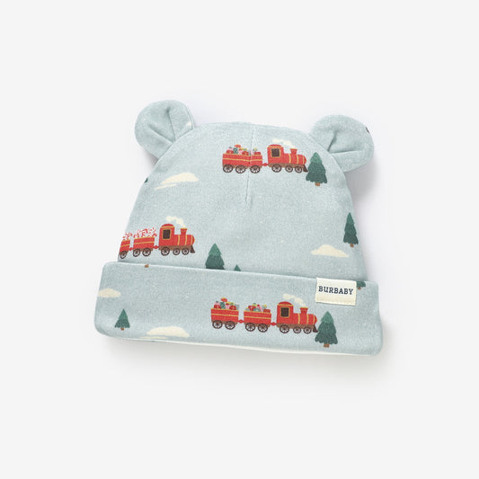 All Aboard Organic Cotton Beanie | Burbaby