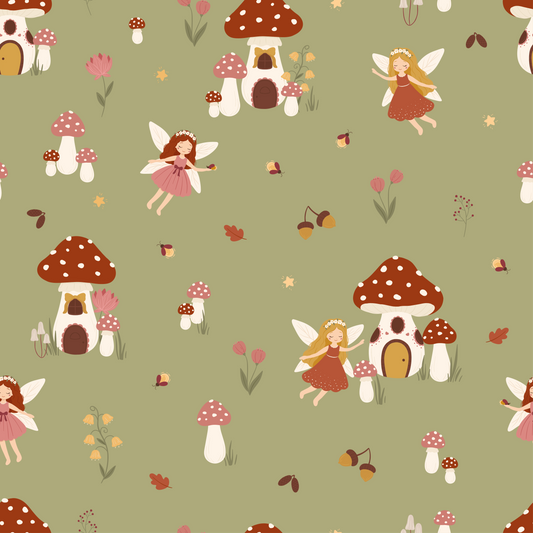 Fall 2026 Fall Fairy Tale Long Sleeve Romper | 100% Organic Cotton Baby Romper