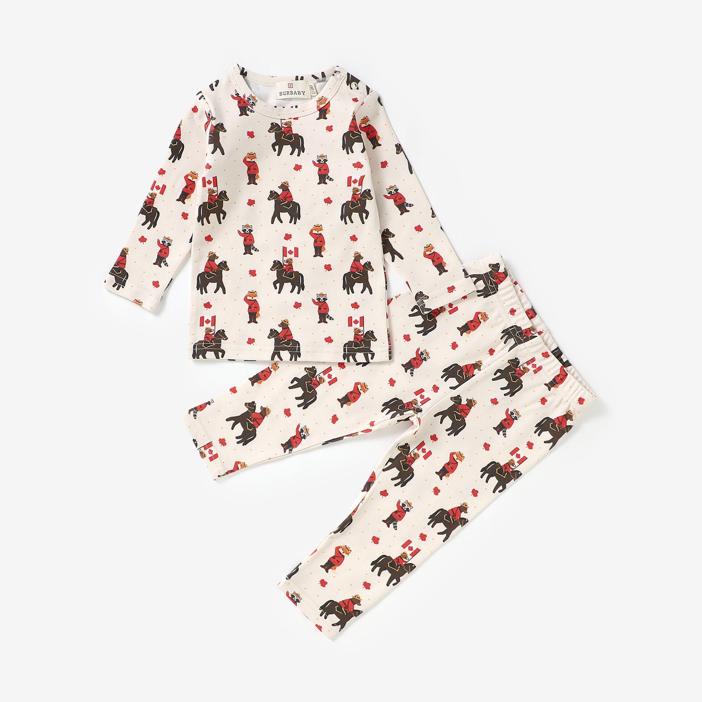 Mountie Friends Long Sleeve Pajama Set