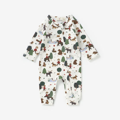 Mountie Trail Long Sleeve 2 Way Zipper Romper