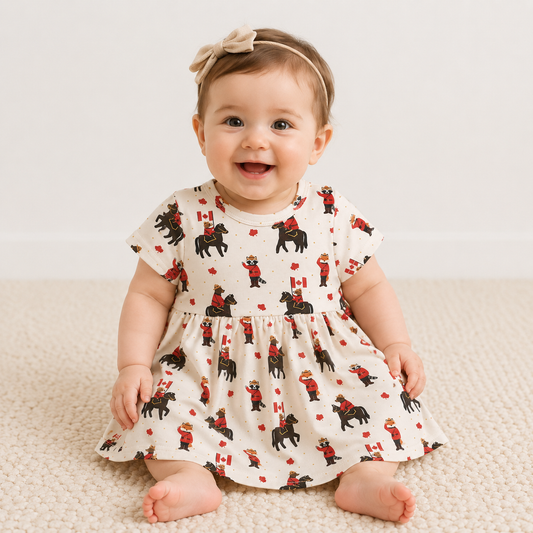 Mountie Friends Short Sleeve Dress