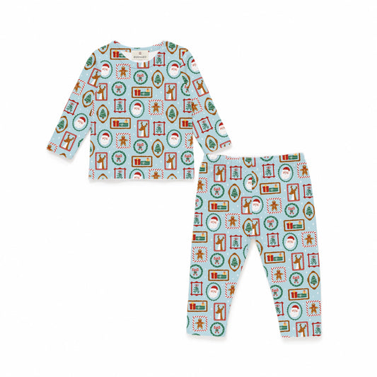 Boys Blue Holiday Keepsake Two-Piece Set