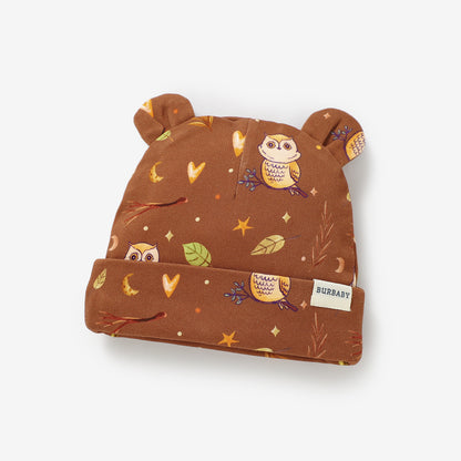 Owl Be Cozy Beanie-100% Organic Cotton| Soft, Breathable & Stylish Hat
