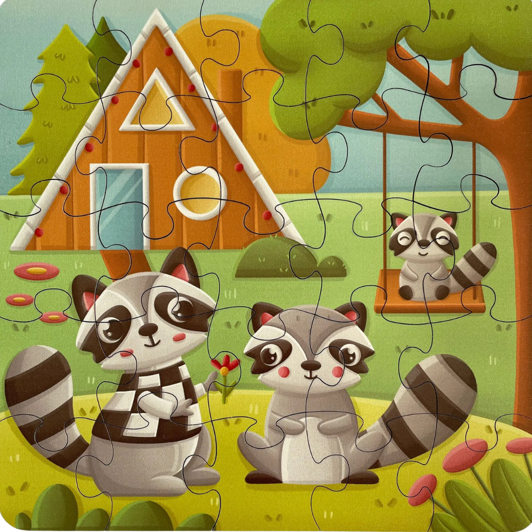 Woodland Raccoon Puzzle