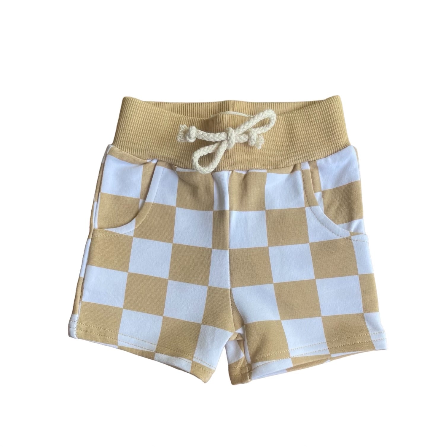 Checkered Print Shorts